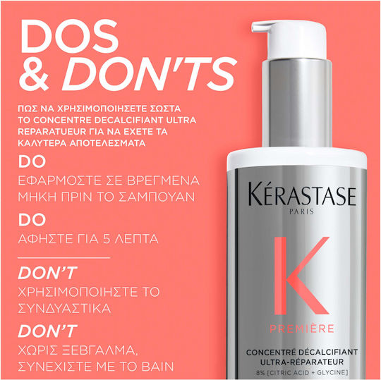 Kérastase Première Concentré Décalcifiant Ultra-Réparateur Lotion Μαλλιών για Αναδόμηση με Κερατίνη 250ml