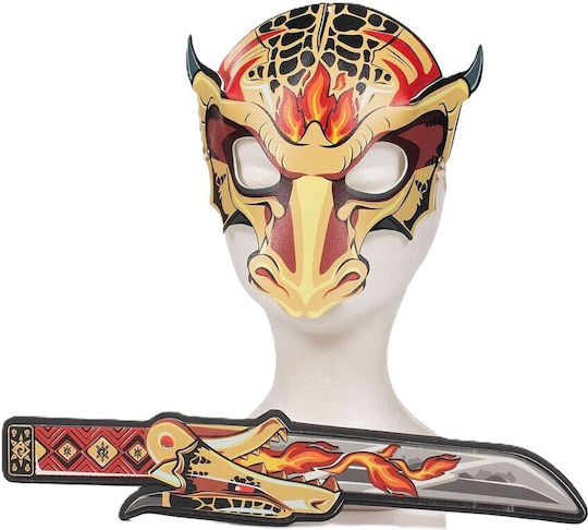 Σετ Μάσκα Mε Σπαθί Pendragon Samurai Long 32εκ 7905