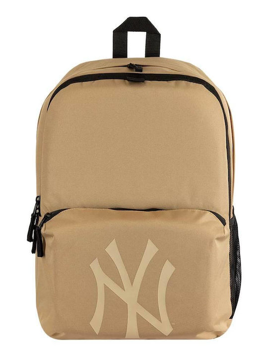 New Era New York Yankees Schulranzen Rucksack Beigen mit Flaschenhalter 17lt