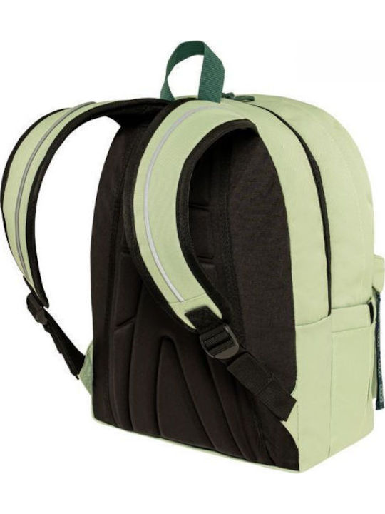 Polo Double Scarf School Backpack Junior High-High School With Water Bottle Holder Green 27 Litre 30 x 24 x 42cm 2026