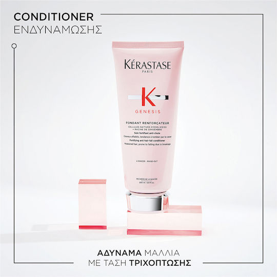 Kérastase Genesis Fondant Renforcateur Conditioner Against Hair Loss for Thin Hair 200ml