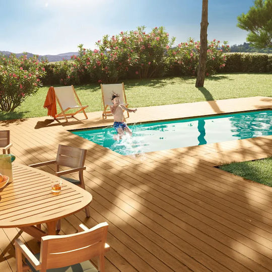 V33 High Protection Decking Συντηρητικό Deck Νερού Δρυς Ματ 1lt