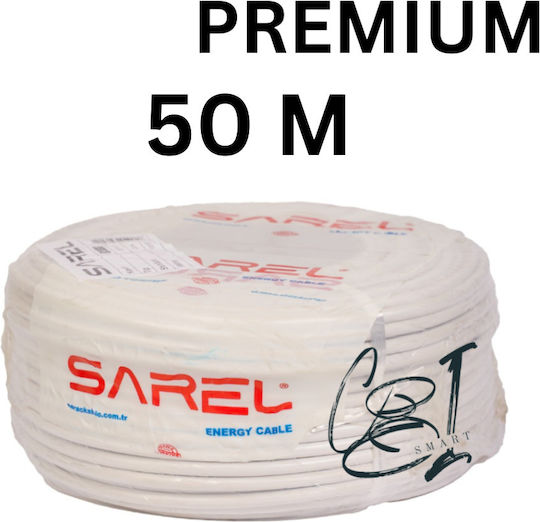 Cablu Electric Premium 5x6 Mm² 50 M Myym Ho5vv-f Alb Cobi Smart Stoc Limitat