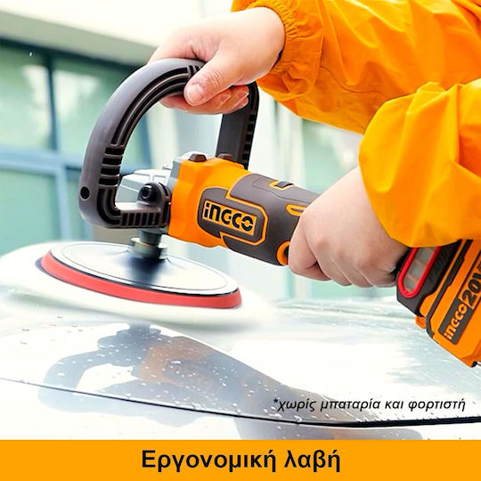 Ingco Пeристpов ĸи Aлoифaдop Brushless 20V с Регулиране на Обороти