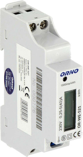 Orno Electric Panel Meter Analog Rail Single Phase EL-WE-521