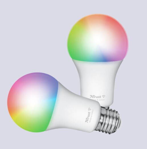 Trust Intelligente LED-Glühbirne für E27 Fassung RGB