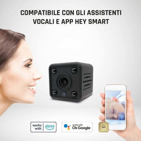 iSnatch Hidden Camera WiFi 720P with Memory Card Slot and Motion Detector