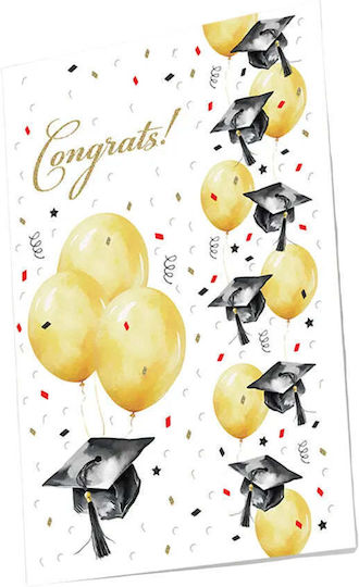 Greeting Card Typotrust Graduation Balloons