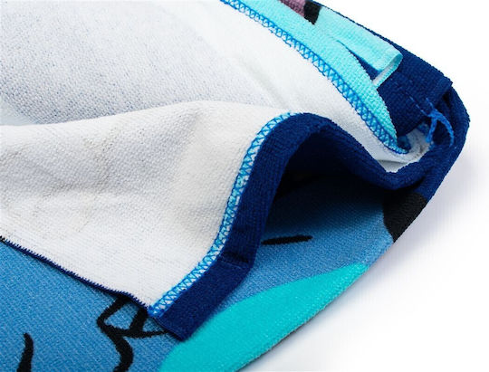Πετσέτα Θαλάσσης Quick Dry Disney Home Lilo & Stitch 187 70x140 Dark Blue 100% Microfiber