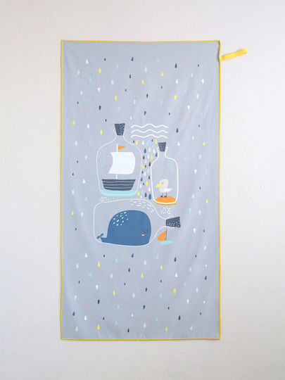 Nima Kids Beach Towel 70x140 Micro Message In A Bottle