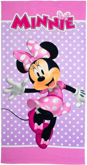 Πετσέτα Θαλάσσης Quick Dry Disney Home Minnie 180 70x140 Lilac 100% Microfiber