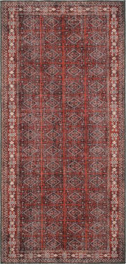 SteweHome Χαλί 95x200cm Μπορντό SteweHome Χαλί 95x200cm Μπορντό