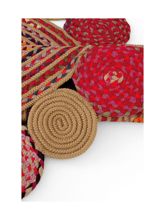 SteweHome Summer Wicker Coral Runner 80x150cm