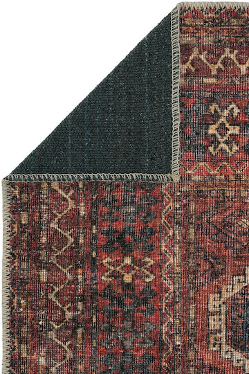 SteweHome Χαλί 95x300cm Μπορντό SteweHome Χαλί 95x300cm Μπορντό