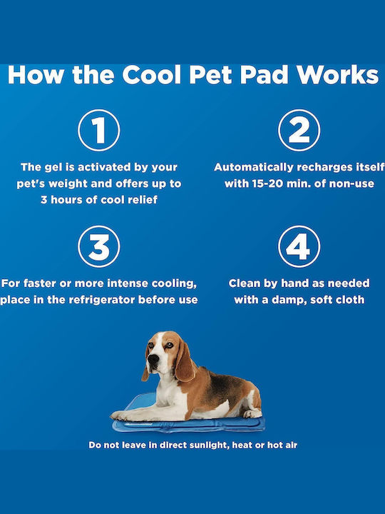 Animal Mattress Dog Rectangle Cooling 90x70cm