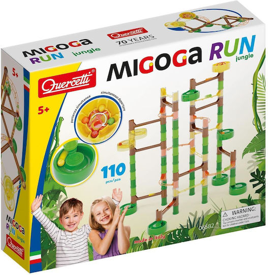 Quercetti Παιχνίδι Κατασκευών Πλαστικό Jungle Ball Track για Παιδιά 4+ Ετών