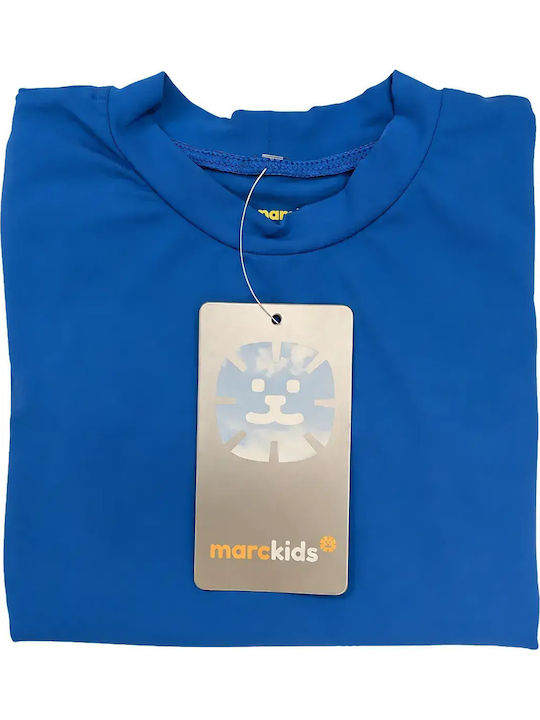 Αντηλιακή Παιδική Μπλούζα Uv Upf 50+ Marckids Μακρυμάνικη Μπλε
