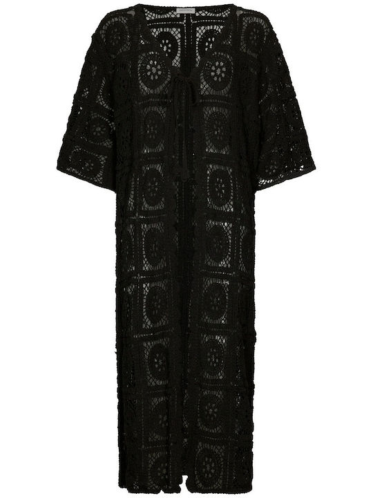 Pastunette Women's Maxi Beach Dress Black