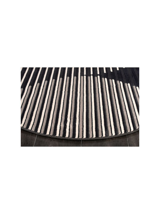 SteweHome Rectangular Black Rug 100x200cm