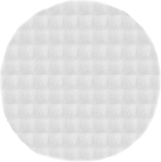 SteweHome Non-Slip Round White Rug Φ100cm