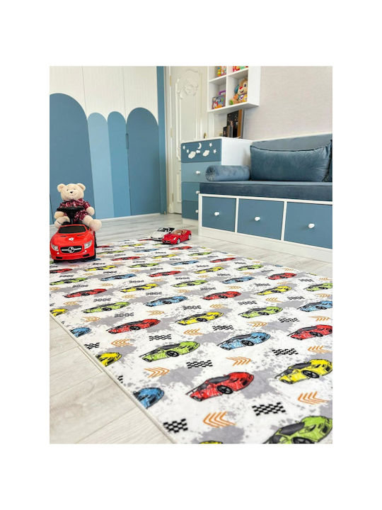 SteweHome Kinderteppich Weiß 140x220cm Dicke 60mm