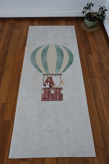 SteweHome Kinderteppich Schwarz 120x300cm Dicke 60mm