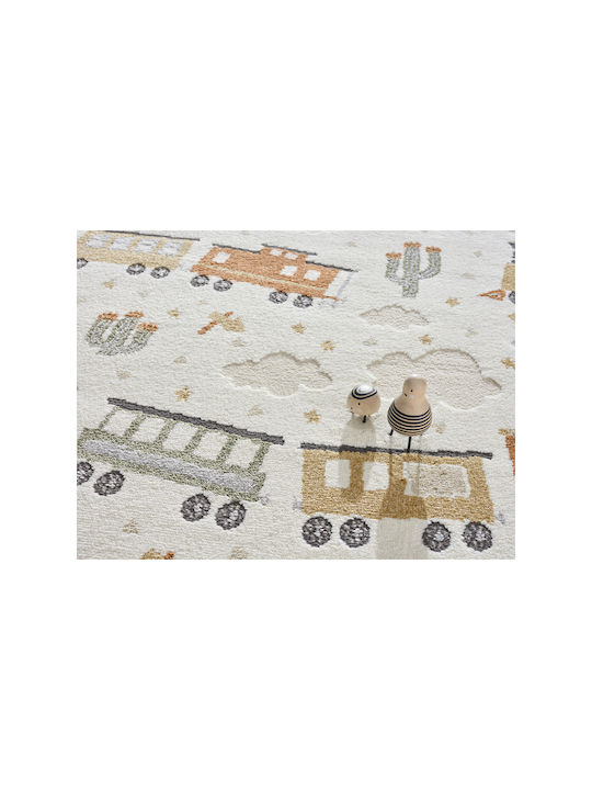 SteweHome Детски Килим Жълт 140x200см Дебелина 60мм