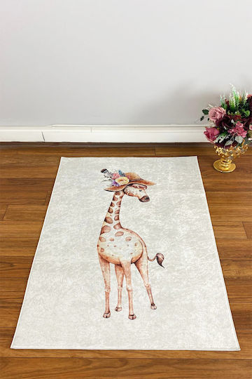 SteweHome Παιδικό Χαλί Μαύρο 80x200cm Πάχους 60mm