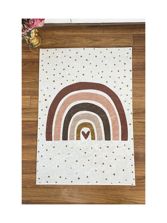 SteweHome Παιδικό Χαλί Μαύρο 80x150cm Πάχους 60mm