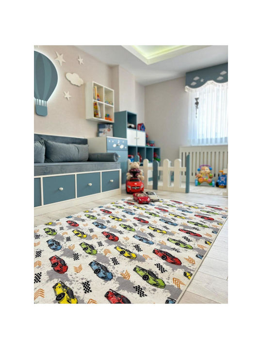 SteweHome Kinderteppich Weiß 140x200cm Dicke 60mm