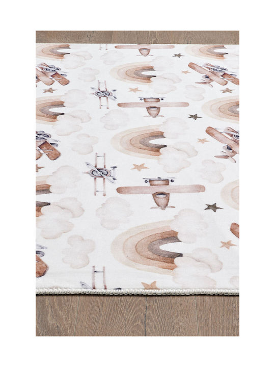 SteweHome Kids Rug Brown 120x250cm Thickness 60mm