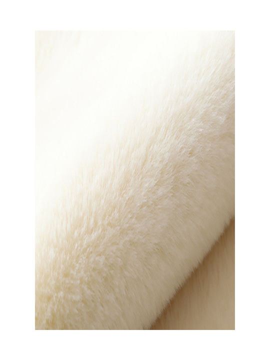 SteweHome Covor Pentru Copii Bej Rotund Cu Diametru 60cm Grosime 60mm