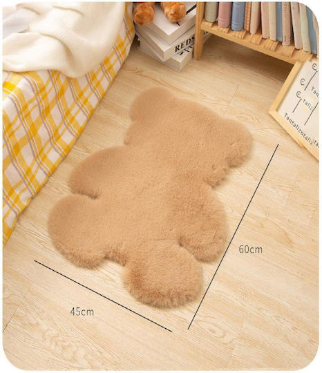 SteweHome Covor Pentru Copii Bej Rotund Cu Diametru 50cm Grosime 60mm SteweHome Covor Pentru Copii Bej Rotund Cu Diametru 50cm Grosime 60mm