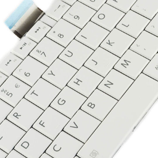 Toshiba Satellite C855 Бяла Лаптоп Клавиатура