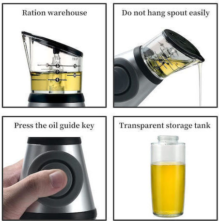 SPV Glass Oil Can with Flow 500ml