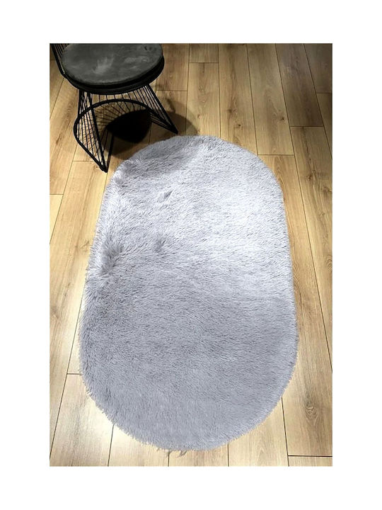 SteweHome Non-Slip Gray Runner Rug 80x290cm