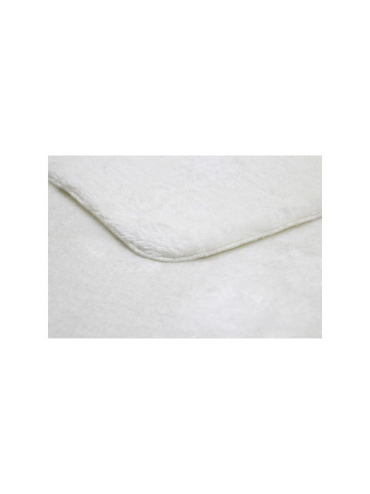 SteweHome Αντιολισθητικό Χαλί Διάδρομος Λευκό 80x290cm