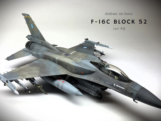 Kinetic Военновъздушни Сили На Гърция F-16c Block 52 + Cft Мащаб 1:48 K48152