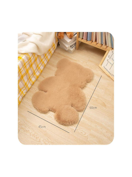 SteweHome Covor Pentru Copii Alb Tăiat La Dimensiune Lățime 50cm Grosime 60mm