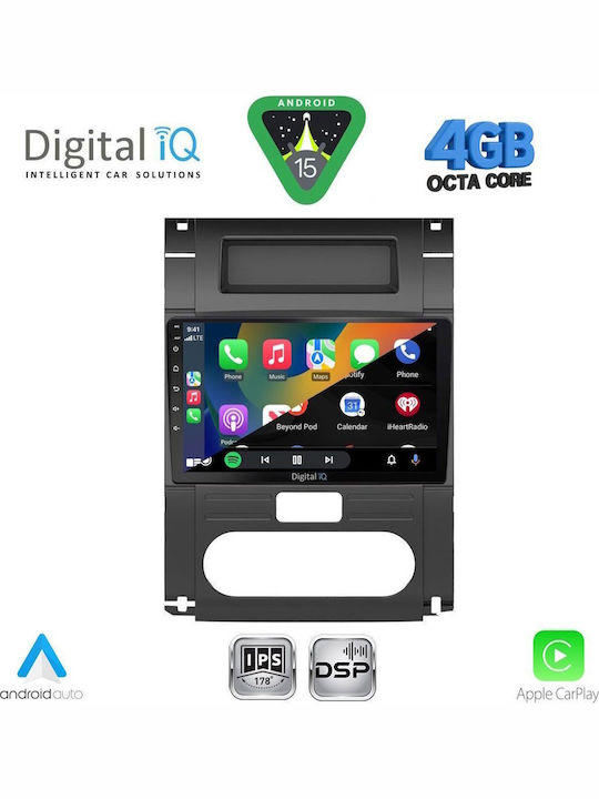 Digital IQ Автомобилна Аудио Система за Nissan X-Trail 2007-2013 (Bluetooth/USB/Вграден Wi-Fi/GPS/Apple CarPlay/Android Auto) с Touch Screen 10"