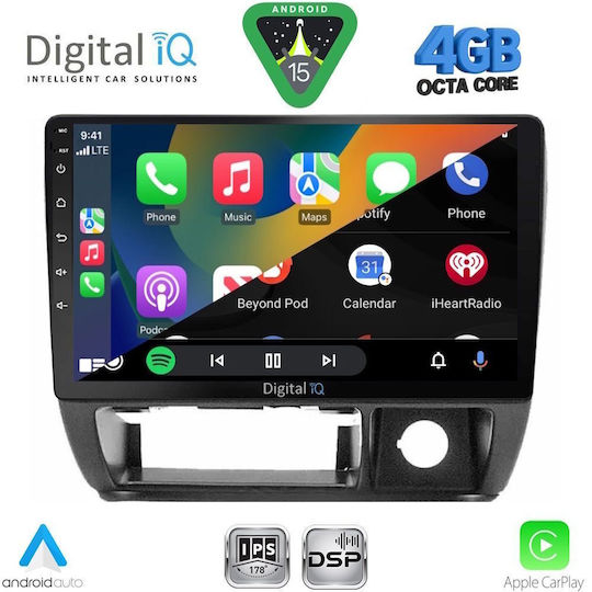 Digital IQ Ηχοσύστημα Αυτοκινήτου για Suzuki Jimny 1998-2005 (Bluetooth/USB/WiFi/GPS/Apple-Carplay/Android-Auto) με Οθόνη Αφής 9"
