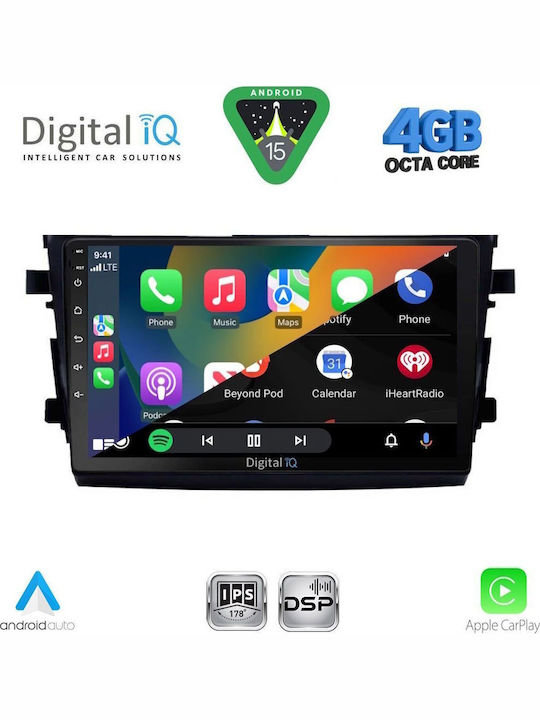 Digital IQ Car Audio System for Suzuki Celerio 2015-2021 (Bluetooth/USB/WiFi/GPS/Apple CarPlay/Android Auto) with 9" Touch Screen