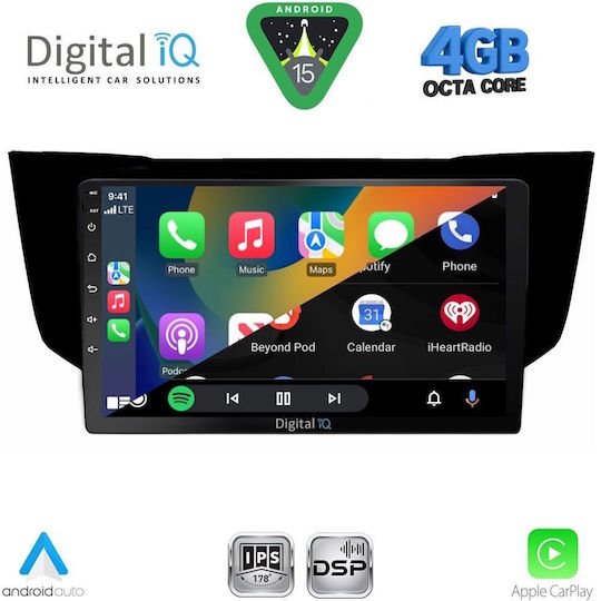 Digital IQ Car Audio System for Lexus RX300 2003-2008 Bluetooth USB WiFi GPS Apple CarPlay Android Auto with 9" Touch Screen