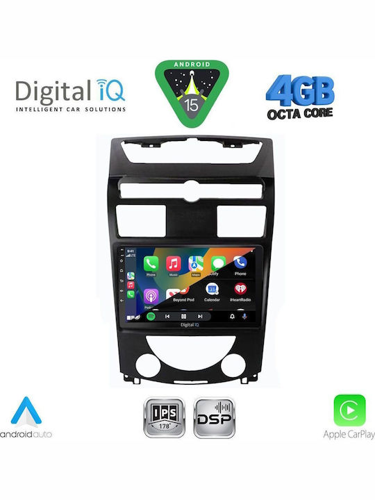 Digital IQ Car Audio System for Ssangyong Rexton 2006-2015 (Bluetooth/USB/WiFi/GPS/Apple CarPlay/Android Auto) with 10" Touch Screen