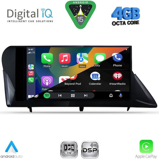 Digital IQ Car Audio System for Lexus RX 2009-2014 (Bluetooth/USB/WiFi/GPS/Apple CarPlay/Android Auto) with 9" Touch Screen