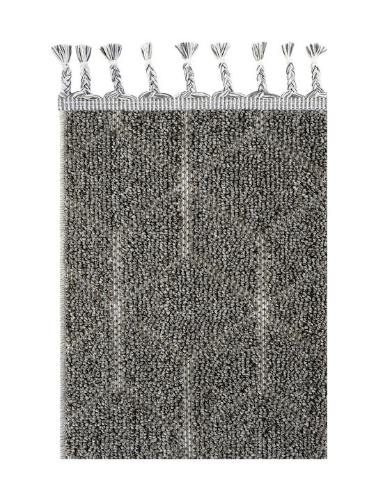 SteweHome Covor Pentru Copii Gri Tăiat La Dimensiune Lățime 80cm 80x250cm Grosime 90mm
