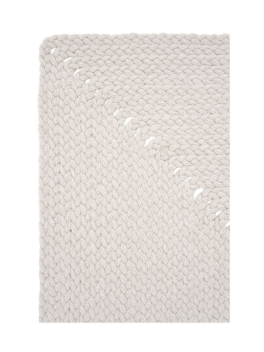 SteweHome Covor Pentru Copii Alb Tăiat La Dimensiune Lățime 80cm 80x300cm Grosime 60mm