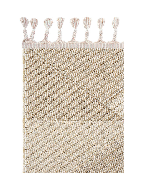 SteweHome Covor Pentru Copii Bej Tăiat La Dimensiune Lățime 80cm 80x300cm Grosime 90mm