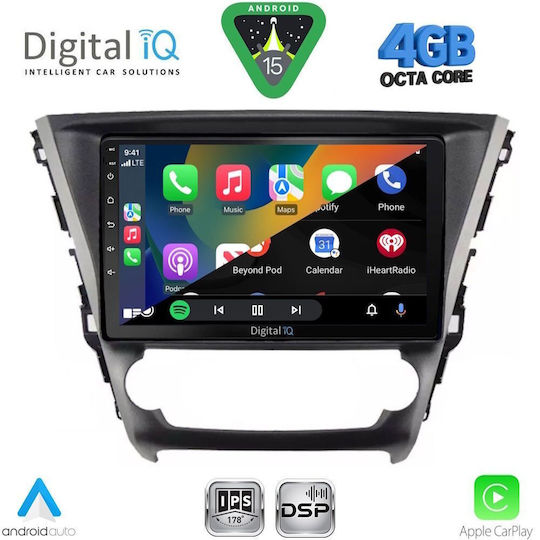 Digital IQ Car Audio System for Toyota Avensis 2016-2019 Bluetooth USB WiFi GPS Apple CarPlay Android Auto with 10" Touch Screen