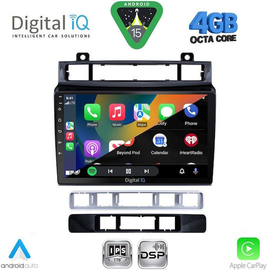 Digital IQ Ηχοσύστημα Αυτοκινήτου για Volkswagen Touareg 2011-2018 (Bluetooth/USB/WiFi/GPS/Apple-Carplay/Android-Auto) με Οθόνη Αφής 9"